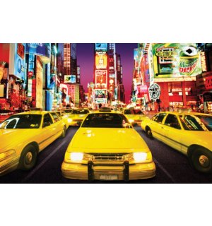 Plakát - New York Taxi (Times Square)