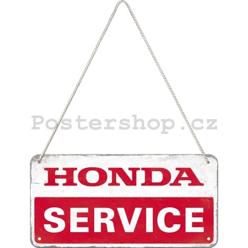 Závěsná cedule: Honda Service - 20x10 cm